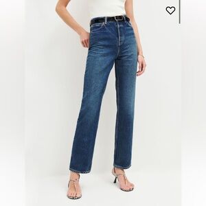 Reformation - Cynthia High Rise Straight Jeans - Lanier